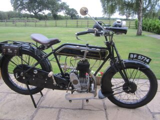 1925 Sunbeam Model 3 500cc 3 1/2 HP Vintage Motorcycle (photo 1 of 2)