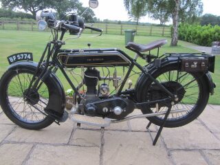 1925 Sunbeam Model 3 500cc 3 1/2 HP Vintage Motorcycle (photo 2 of 2)