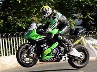 2010 Ex Ian Lougher Isle Of Man TT Kawasaki ZX10 Superbike (photo 1 of 2)