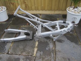 1989 Honda RS250 Frame and Swing arm (photo 1 of 2)
