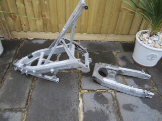 1989 Honda RS250 Frame and Swing arm (photo 2 of 2)